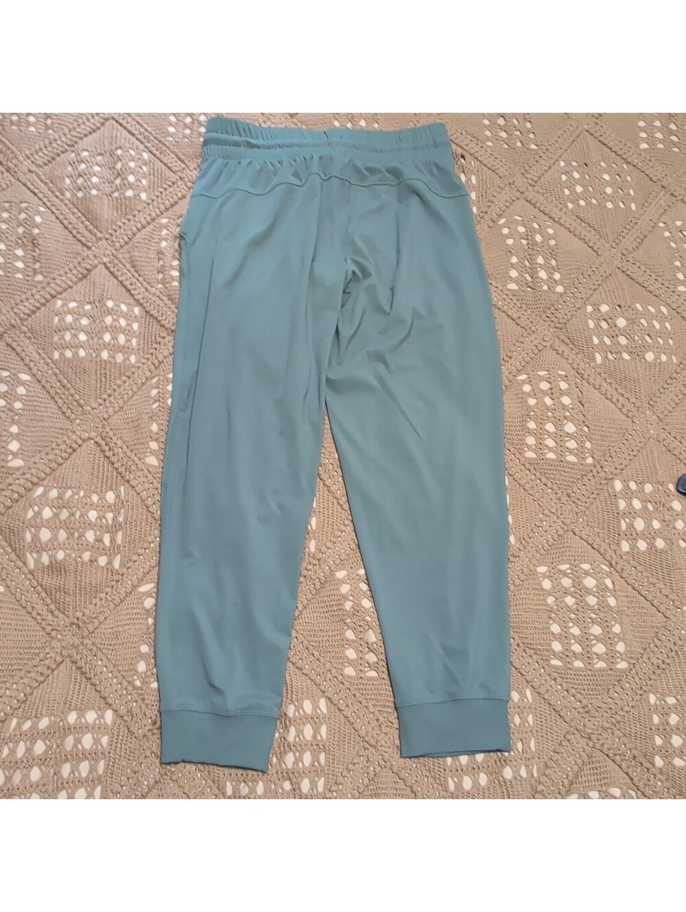 Member's Mark Travel Jogger Pants Men's M Green Drawstring Elastic Waist Pockets - Picture 3 of 4